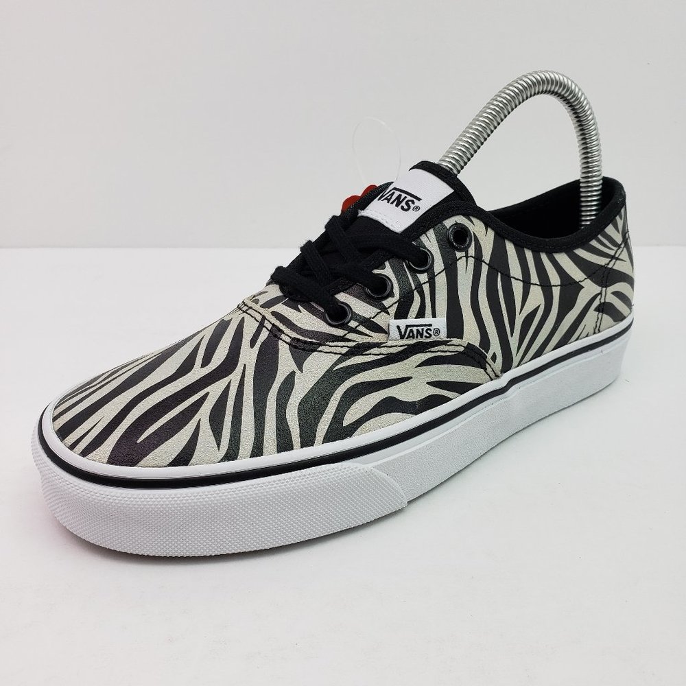 Vans Doheny Decon Womens Metallic Zebra Skate Shoe - Picture 2 of 14